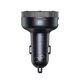 thumbnail image 2 of Baseus FM Transmitter Modulator Car Wireless Bluetooth 50 USB Fast Charger Auto Aux Radio Mp3 Player Music Hands Free Car Kit, 2 of 5