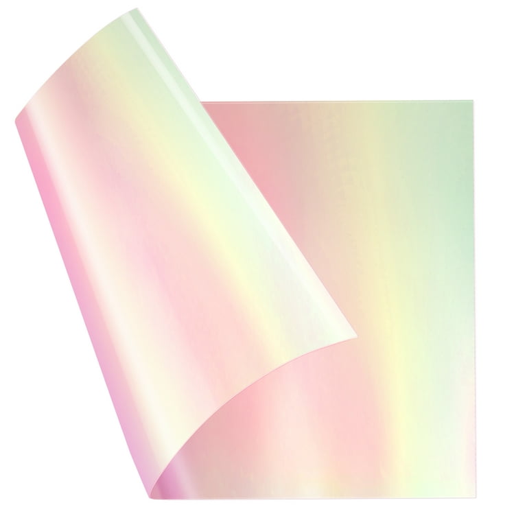 Nuolux Film Paper Cellophane Wrapping Iridescent Wrap Holographic Roll Rainbow Flowerpacking DIY Gift Effect Chamelon Color, Size: As The Picture or