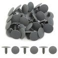 thumbnail image 2 of Unique Bargains 30Pcs Gray Push Type Carpet Flaps Fastener Retainer Bumper Fender Clips 7mm, 2 of 2