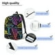 thumbnail image 3 of Balery Neon Bar Drinks Mochila Clásica Impresa Básica para Viaje, Mochila Escolar Resistente al Agua, Mochila de Lona con Correas Ajustables-Medium, 3 of 5