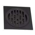 Floor Waste Grate, Large Displacement Antique Fast Draining Black
