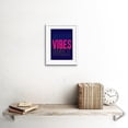 thumbnail image 2 of Positivity Good Vibes Only Typography Framed Wall Art Print, 2 of 5