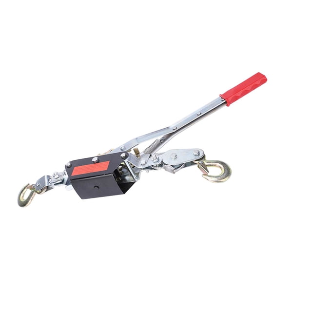 2/4T Sturdy Wire Rope Hand Power Puller Tighten Tool Mini Tightener Double Hook Lifting Tool for Construction Highway Bridge Metallurgy Mine