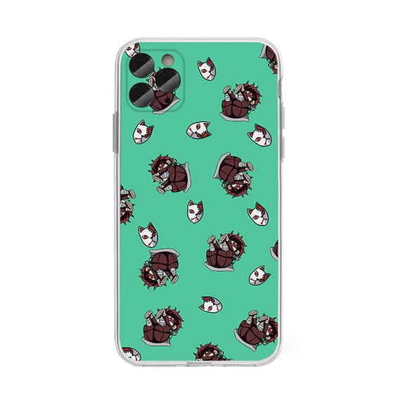Anime Phone Case Demon Slayer Kimetsu no Yaiba Full Protective iPhone Case Cute Cell Phone Case Manga Comic Cases Designed for iPhone 13 Pro Max 12 Pro Max 11 Pro Max XS Max XR X 8 8Plus