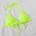thumbnail image 1 of Trajes de baño de 3 piezas para mujer Trajes de baño sexy de corte alto con aros con cubierta de malla FLhrweasw Para estrenar, 1 of 8