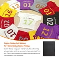 thumbnail image 3 of Advancent 10 piezas pegatinas de estampado ventana 30*25cm letras película decoración profesional transferencia de calor calcomanías de tela ropa telas De coser Negro Advancent HA062135-06B, 3 of 6