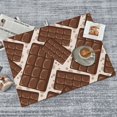 thumbnail image 6 of Dish Drying Mat, Chocolate Pattern cute Absorbent Microfiber Kitchen Mat, Heat Resistant Drying Mat Kitchen Counter for Dishes, Utensils, Pots, Pans, Drainer Mats 18x24in, 6 of 7