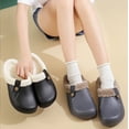 thumbnail image 5 of Classic Fur Lined Clogs Waterproof Winter Fuzzy Slippers for Women Men Indoor and Outdoor, 5 of 12