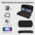 thumbnail image 2 of Uberwith Switch 2 Carrying Case Compatible with 2025 Switch 2, with 10 Games Cartridges Protective Hard Shell Travel Carrying Case Pouch for Console & Accessories, Black, 2 of 6