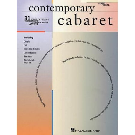 Contemporary Cabaret : 31 Songs in Today's Repertoire Sung by Major (Best Contemporary Artists Today)