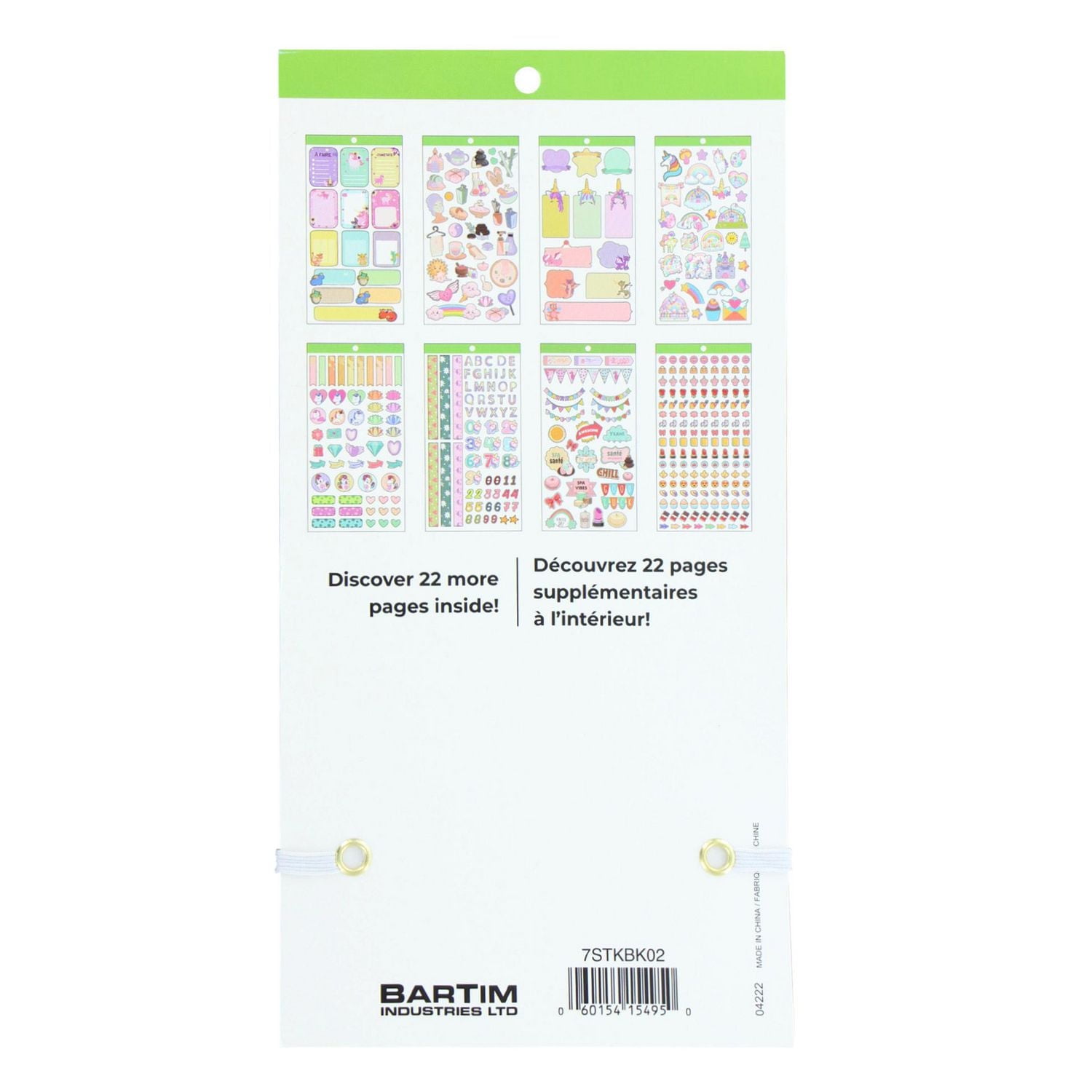 CRAFTY & CO. Unicorn Magic Sticker Book 1355 pcs, GIRL STICKERBOOK