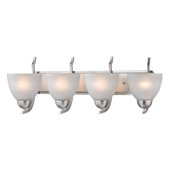 Elk Home Kingston 29-inch Wide 4-Light Vanity Light in Brushed Nickel