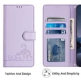 thumbnail image 4 of Flip case for GANGXUN Nothing Phone 3a Pro 5G Wallet Case with Kickstand, Card Slots, RFID Block, Cat Design, 4 of 5