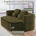 thumbnail image 3 of 75" Convertible Folding Sofa Bed,Full Size Sleeper Sofa with Blanket,Modern Chenille Fabric Floor & Futon Loveseat Couch,Memory Foam Folding Mattress Sleeper for Living Room, 3 of 7