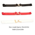 thumbnail image 6 of Women Girls Waist Band Stylish Adjustable Bow Knot with Buckle Leash PU Straps Belts, 6 of 6