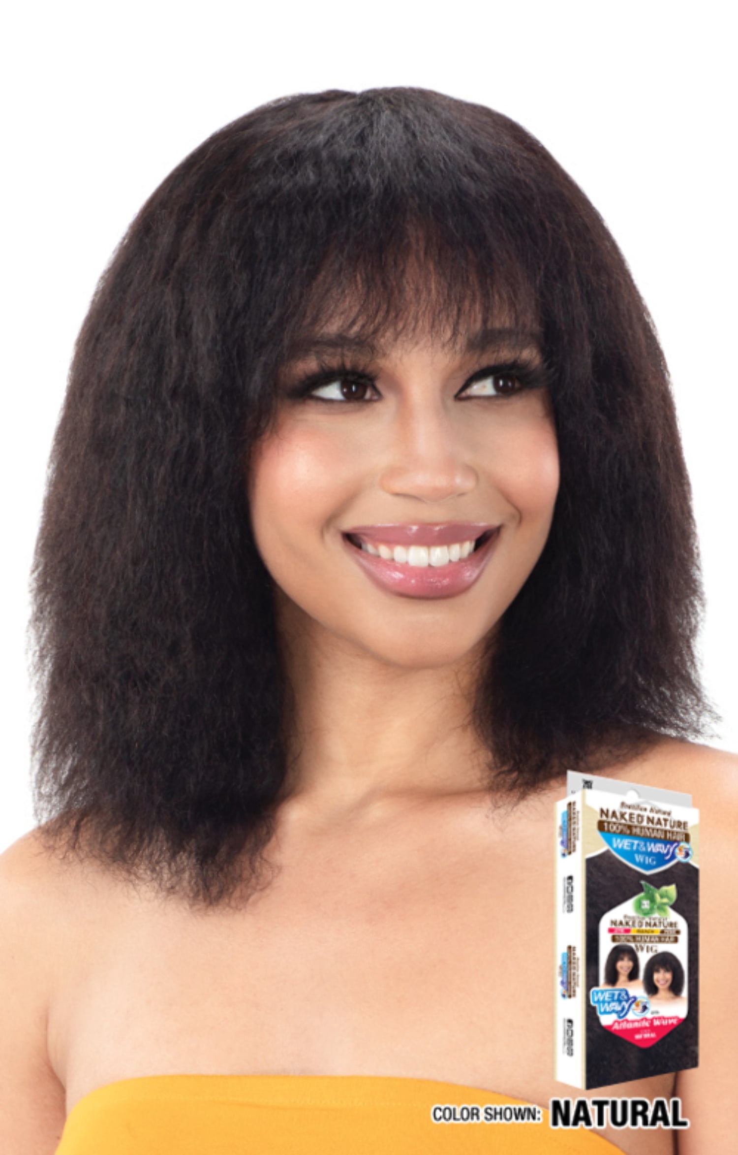 Atlantic Wave Nature Wet & Wavy Human Hair Wig By Naked Human Hair Wigs