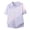 White, variant on Men's Solid Waffle Textured Knit Notch Collar Short Sleeve Polo Shirt, V Open Neck Relaxed Fit Stretch Quick Dry Breathable Polyester Knit Top