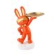 thumbnail image 5 of Figura de conejo china creativa, organizador de almacenamiento para esculturas y artículos diversos de arte y artesanía. Naranja, 5 of 9