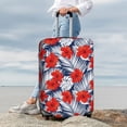 thumbnail image 5 of Salouo Leaves And Flowers Pattern Travel Dust-proof Suitcase Cover, Softside Suitcase Protector Luggage Cover Protector for 18-32inch ,Not Included Suitcase, 5 of 8