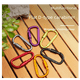 thumbnail image 2 of Mosquetón D de alta resistencia de 8 cm, cierre de seguridad y diseño compacto en color amarillo, ideal para escalada y actividades al aire libre., 2 of 6