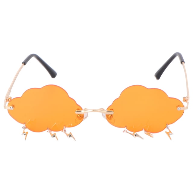 KAKOWELY 1 par de gafas de sol con forma de nube para fiesta, gafas de sol elegantes para mujer