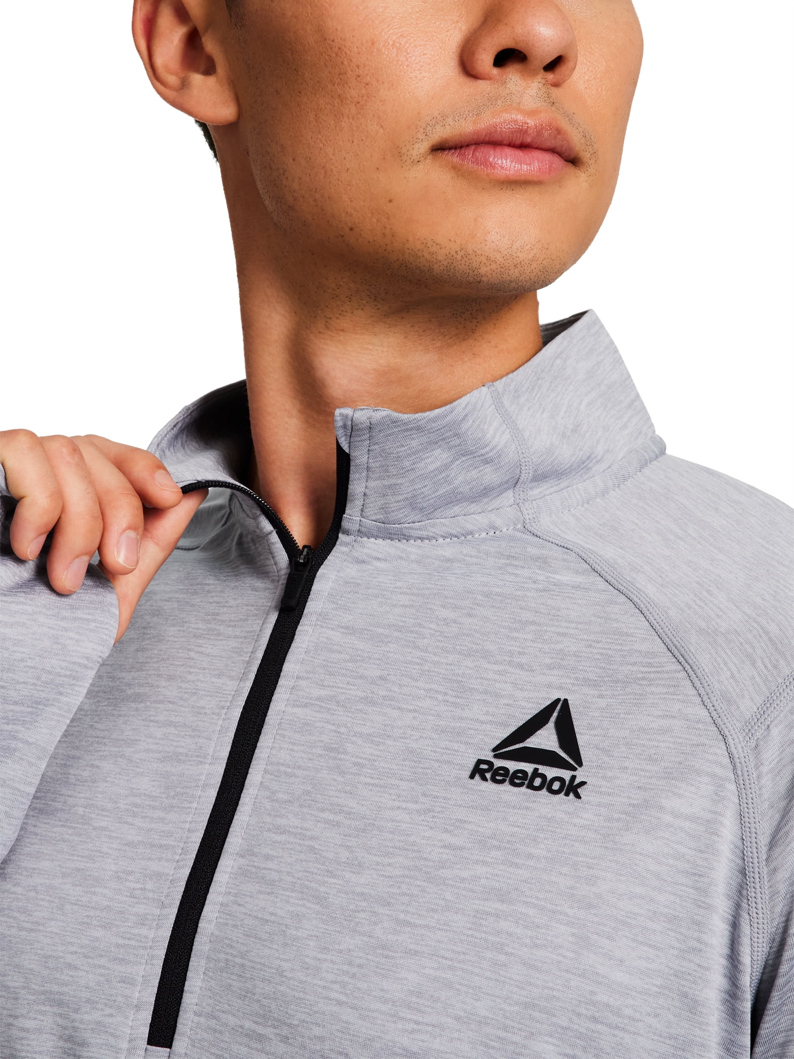 Reebok Men's and Big Men's Trail Quarter-Zip Active Pullover Shirt, Sizes XS-5XL