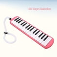 thumbnail image 3 of 32 Teclas de piano melodica, soprano melodica instrumento de aire piano pianica con tubo y bolsa, instrumento musical para principiantes, adultos, portátiles y livianos, 32 teclas, 3 of 7