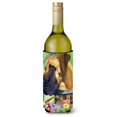 thumbnail image 1 of Great Dane Natural Ears Fawn in Flowers Botella de vino Aislante para bebidas Hugger 7311LITERK Caroline's Treasures 7311LITERK, 1 of 1