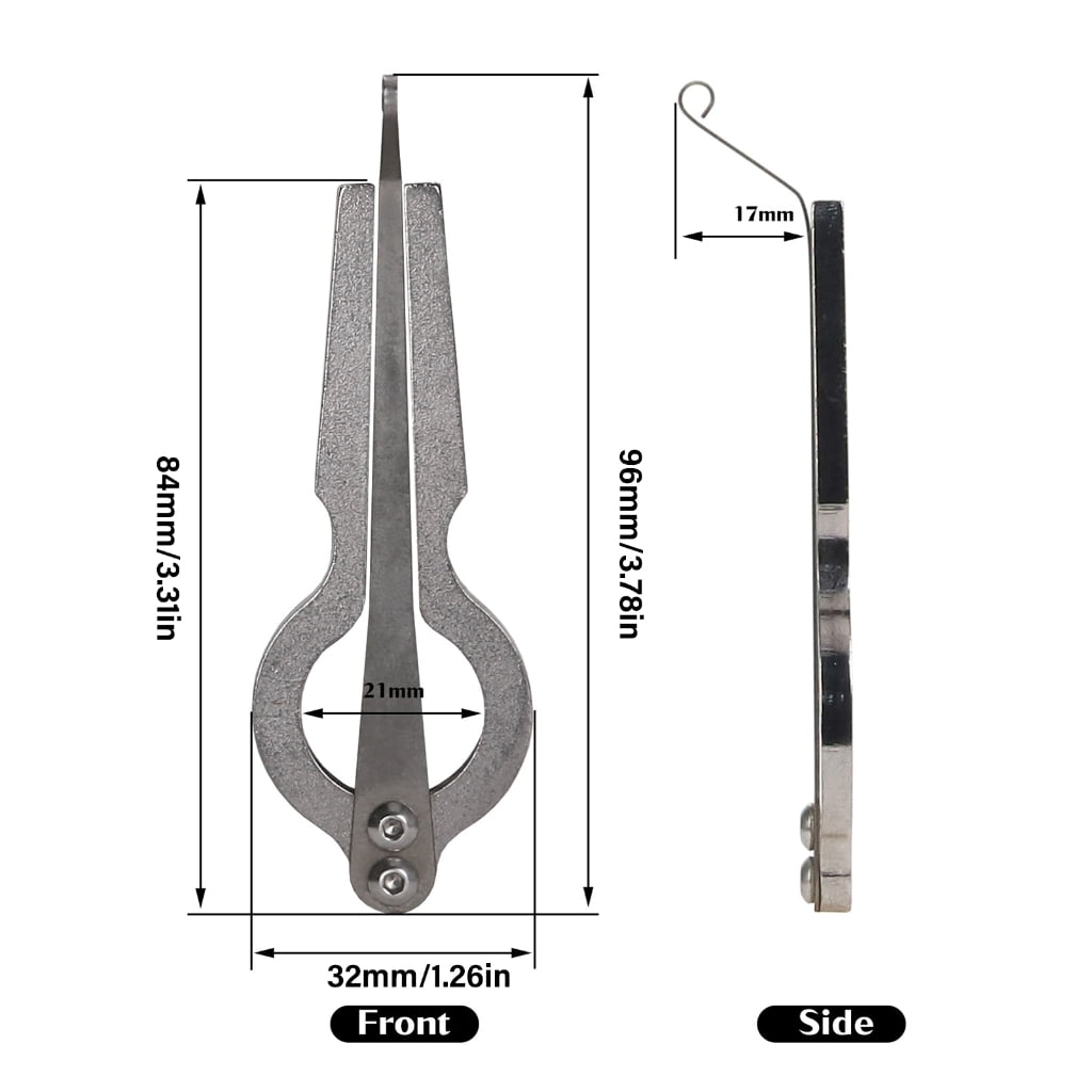 CEORPER Russian Metal Jaw Harp Harmonica Traditional Folk Instrument For Outdoor Travel