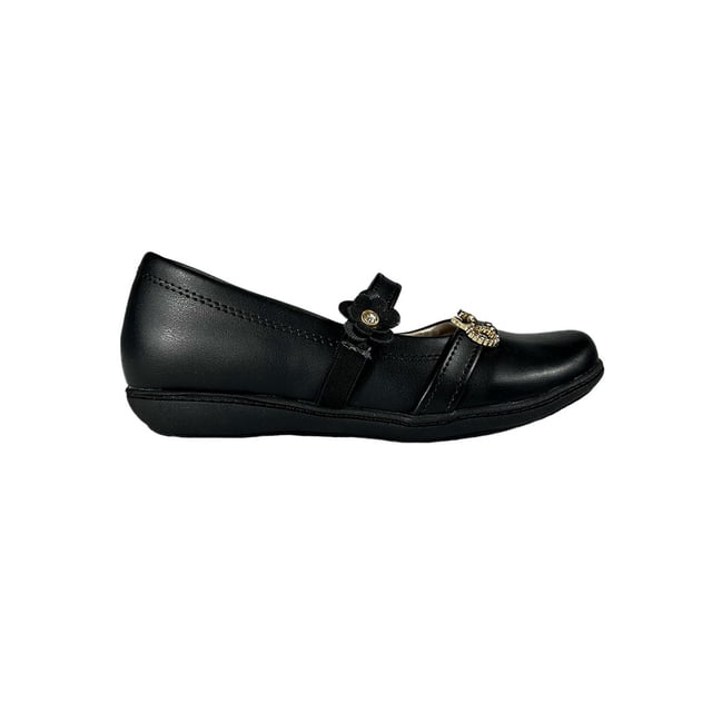 Flats Niña Eh! Escolar Casual Formal negro 21.5