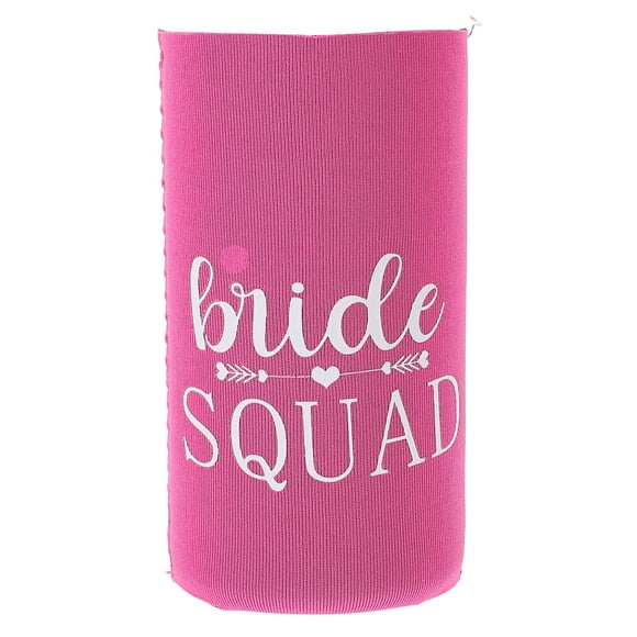 KAKOWELY Enfriador de latas delgado para despedida de soltera, enfriador de latas para novia y equipo, cubierta decorativa para latas de refresco