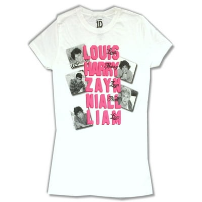 Pink One Direction Girls Juniors White T-Shirt Costa Rica Ubuy