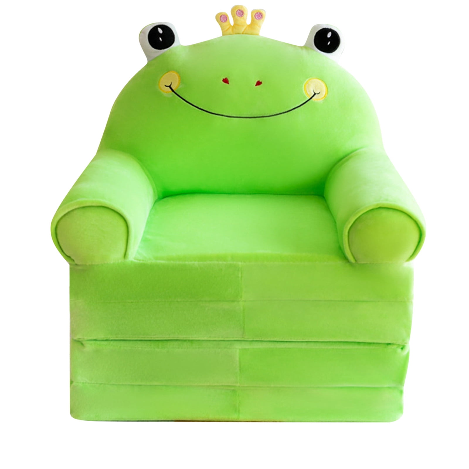JINCHANG Plush Foldable Kids Sofa Covers Backrest Armchair 2 In 1