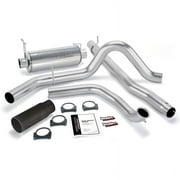 Banks Power 99-03 Ford 7.3L Monster Exhaust System - SS Single Exhaust w/ Black Tip Fits select: 1999-2003 FORD F350, 1999-2003 FORD F250
