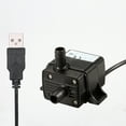 thumbnail image 6 of DECDEAL USB Brushless Pump Ultra-quiet DC5V  Brushless Oil Pump Waterproof Submersible Fountain Pump Aquarium Circulating 120LH 1.2W Lift 3.28ft, 6 of 7