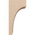 thumbnail image 3 of 9"W x 9"D x 18"H Wide Huntington Rough Cedar Woodgrain TimberThane Corbel, Primed Tan, 3 of 6