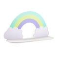 thumbnail image 3 of Estante De Pared De Madera Decorativo Montado En La Pared Estante De Almacenamiento De Arco Iris Para El Hogar Estante De Madera Para Colgar En La Pared Estante De Almacenamiento De Artículos Diversos matsuzay HA024932-01, 3 of 6