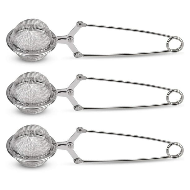 Tea Strainer, 3 Pack Premium Stainless Steel Tea Strainer with Handle