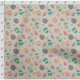 thumbnail image 4 of Soimoi Easter Printed, Poly Canvas Fabric, Decor Sewing Fabric by The Yard 56 Inch Wide,Decorative Fabric for Curtains Tote Bags, Off White, 4 of 5