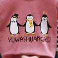 thumbnail image 4 of Xyant Toddler Baby Boy Embroidered Graphic Long Sleeve T-Shirt Animals Print Tops Little Kid Striped Tees (Wine,6-12 Months), 4 of 4