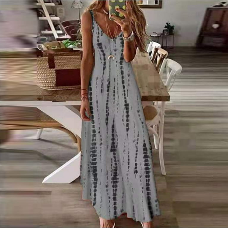 Ladies summer top maxi dresses uk