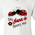 thumbnail image 4 of Inktastic My Nana Loves Me with Cute Ladybugs Youth T-Shirt, 4 of 5