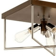thumbnail image 5 of 52094DAG-Kichler Lighting-Tanis - 3 light Flush Mount - 8.5 inches tall by 14 inches wide-Distressed Antique Gray Finish, 5 of 5