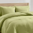 thumbnail image 6 of Ravure Queen Comforter Set, Modern Solid Queen Size Comforter Set, 7-Pc All Season Bedding Comforter Set, Olive Green, 6 of 8