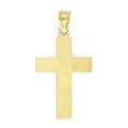 thumbnail image 3 of Golden Fire Solid 10k Gold Cross Pendant - Christian Jewelry, Protection Gift for Men and Women, 3 of 5