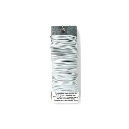 Darice Paddle Wire 22ga White