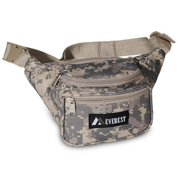 Everest  11.5 in. Wide Digital Camo Fanny Waist Pack