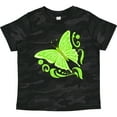 thumbnail image 3 of Inktastic Lime Butterfly Boys or Girls Toddler T-Shirt, 3 of 5