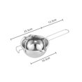 thumbnail image 2 of TIMIFIS Stainless Steel Pot 304 Stainless Steel Chocolate Melting Pot Cheese Melting Bowl Baking Tools Kitchen Gadgets Kitchen Gadgets, 2 of 2