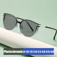 Fashion Color Changing Minus Diopter Eyeglasses for Men Women Retro